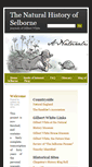 Mobile Screenshot of naturalhistoryofselborne.com